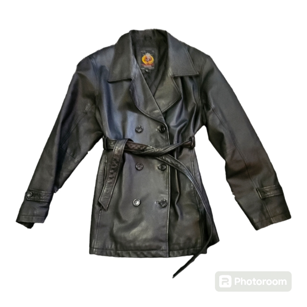 Prestige Leather button jacket